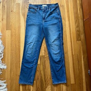 Madewell high rise skinny jeans